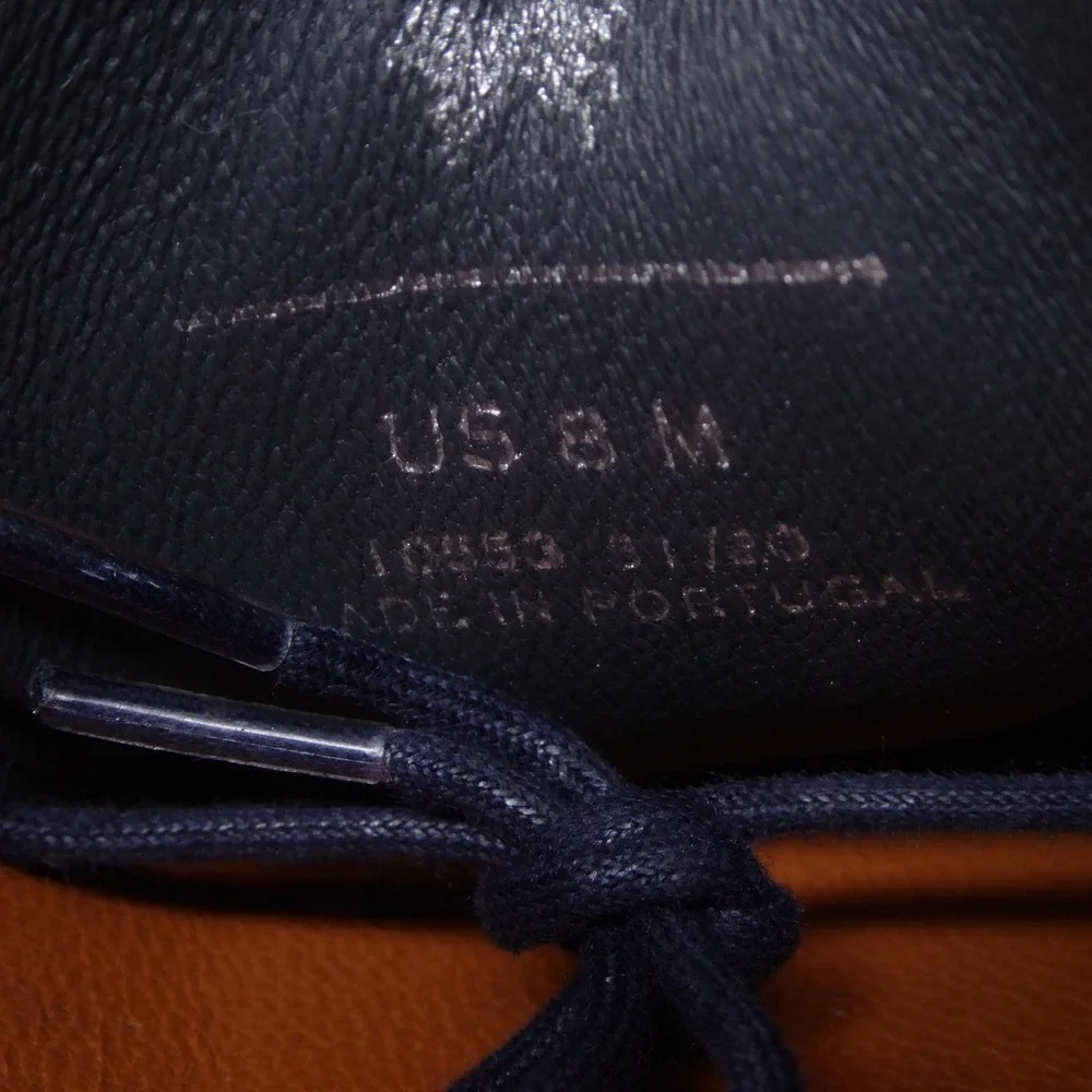 Wolf & Shepherd Mens Crossover Oxford Shoes Navy Suede Lace Up 8